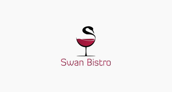 creative-single-letter-logo-designs-swan-bistro