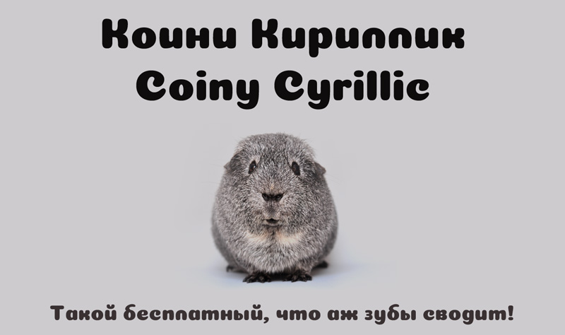 Шрифт — Coiny Cyrillic