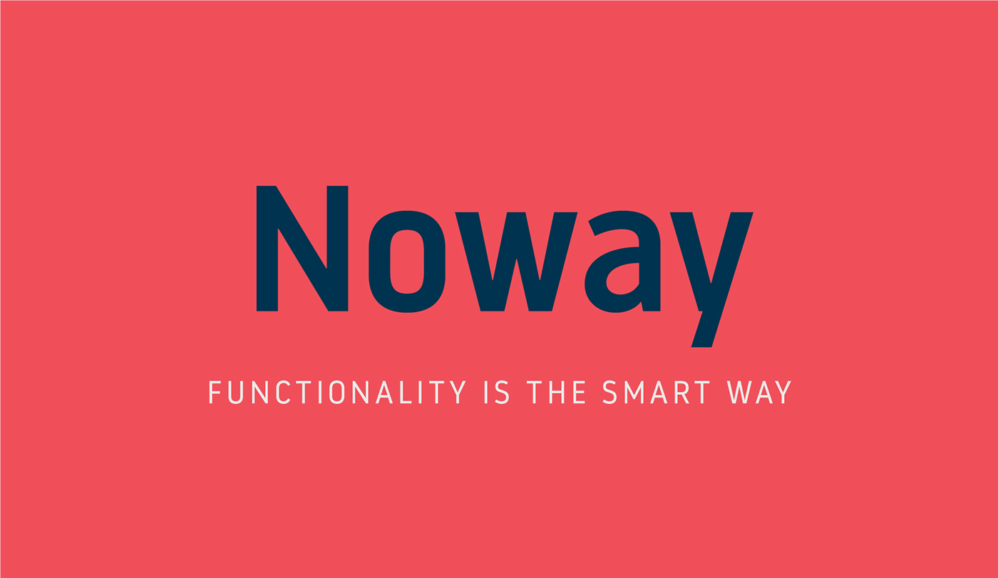 Noway font