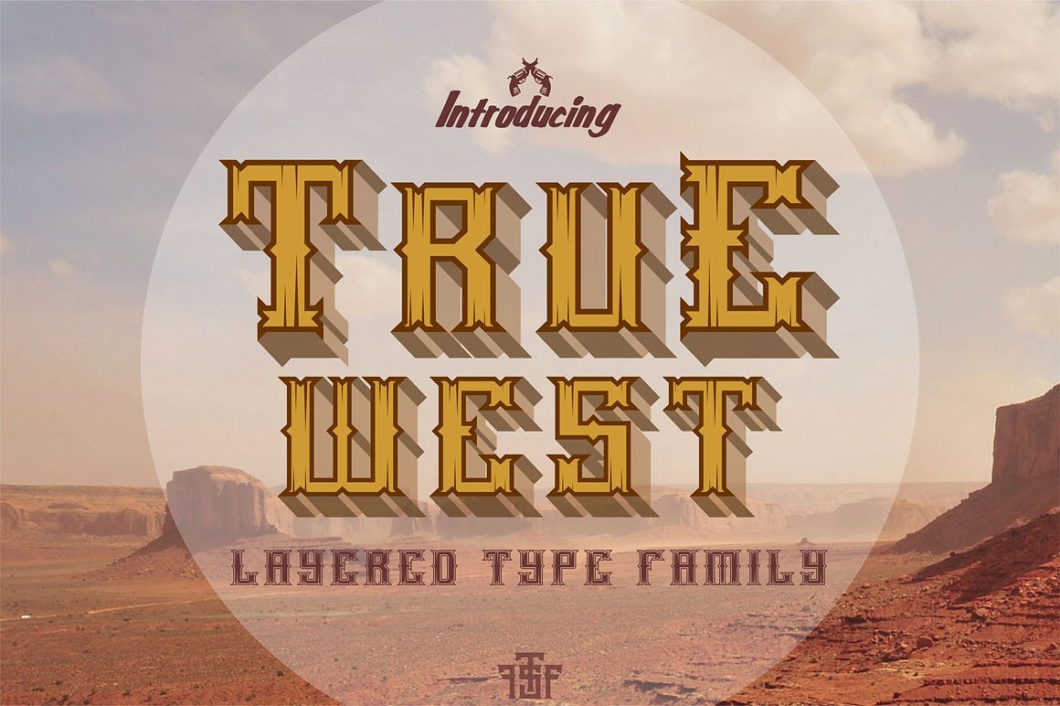 Шрифт «True West»