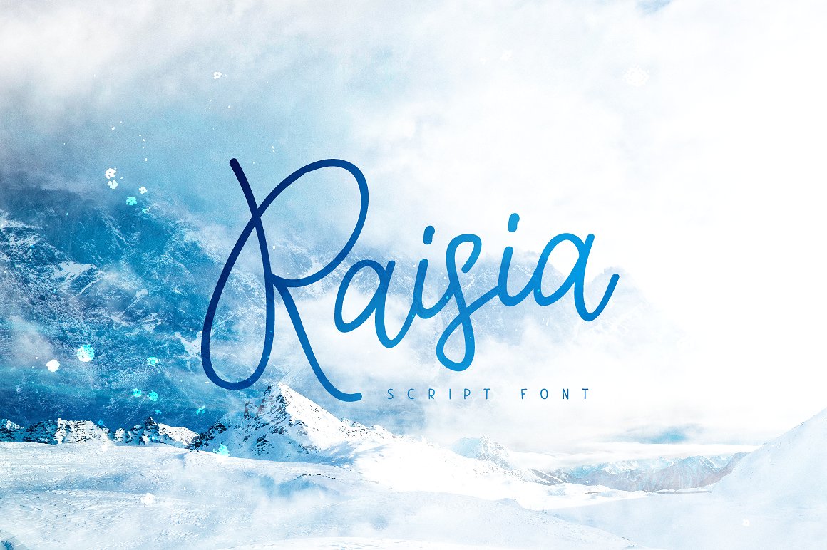 Шрифт «Raisia»