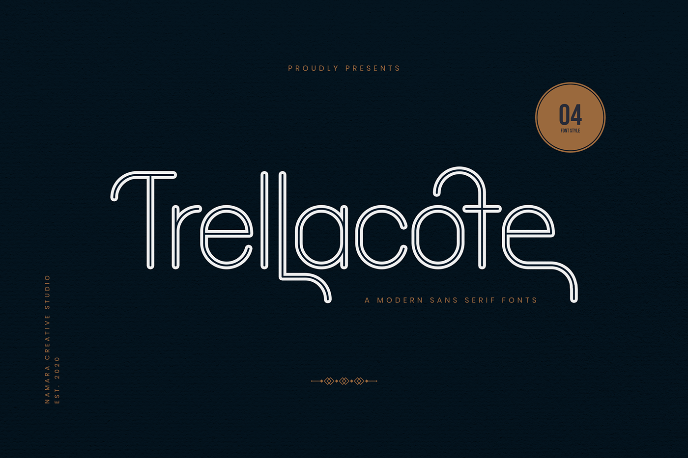 Шрифт — Trellacote скачать