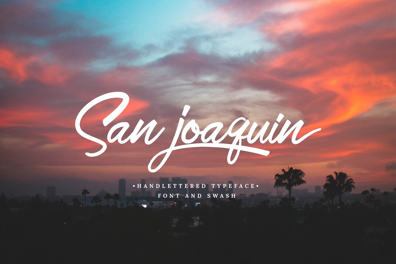 Шрифт «San Joaquin»